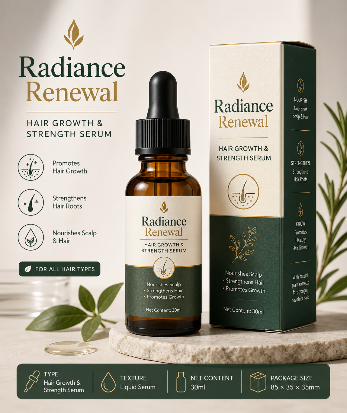 Radiance Renewal Hair Growth Serum